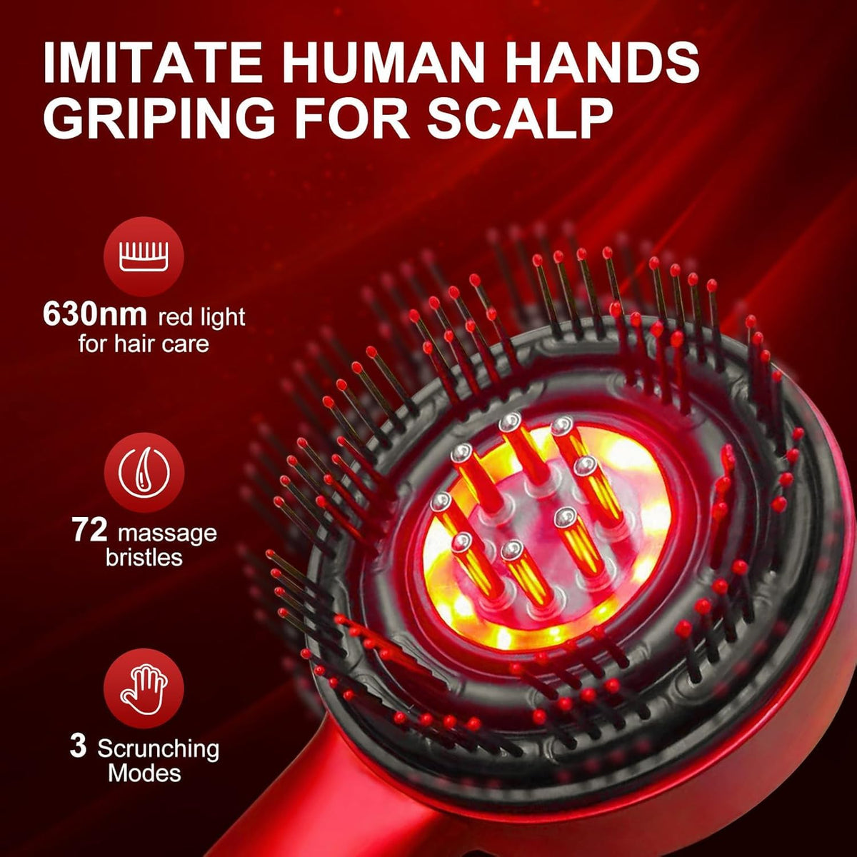 Hairwellco Comb Electric Scalp Massager